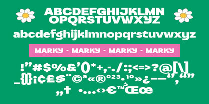 Marky Font Poster 5