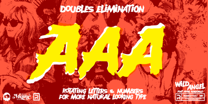 Wild Angel 667 Font Poster 9