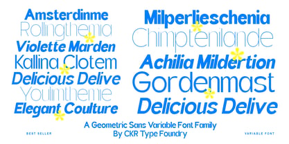 CKR Next Font Poster 7