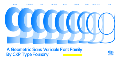 CKR Next Font Poster 5