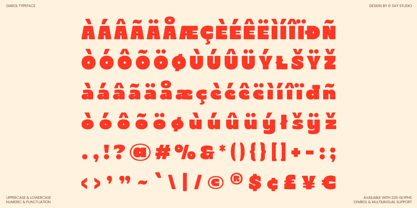 Garol Font Poster 10