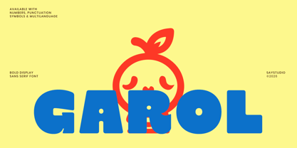 Garol Font Poster 1
