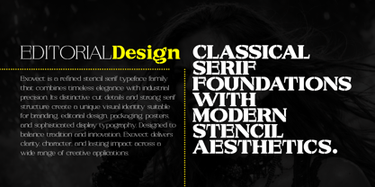Exovect Font Poster 6
