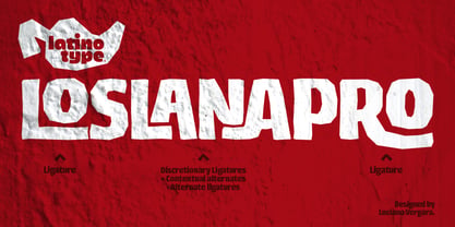 Los Lana Pro Font Poster 4