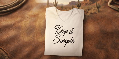Texas Casual Font Poster 2