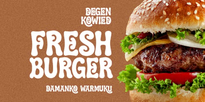 Degen Kowied Font Poster 7