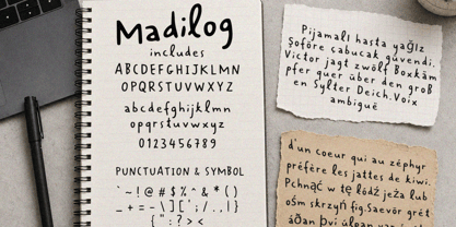 Madilog Font Poster 8