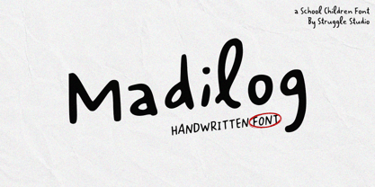 Madilog Font Poster 1