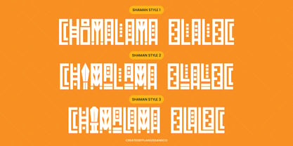 Shamans Font Poster 5