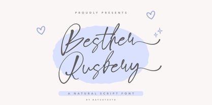 Besther Rusbery Font Poster 1