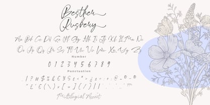 Besther Rusbery Font Poster 8