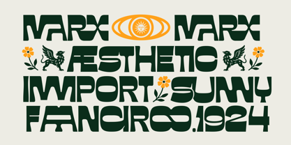 Fd Sunn Font Poster 2