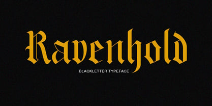 Ravenhold Font Poster 1