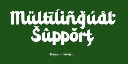 Heura Font Poster 5