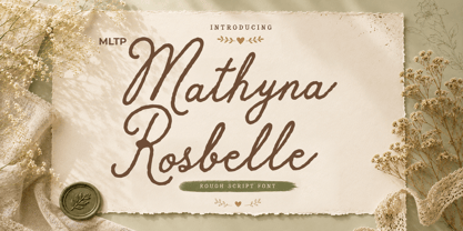 MLTP Mathyna Rosbelle Font Poster 1