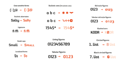 Calenza Font Poster 15
