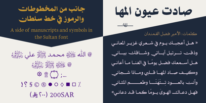 SF Sultan Font Poster 2