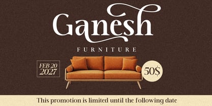 Rabiola Ganesh Font Poster 4