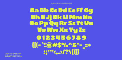 Choks Font Poster 9