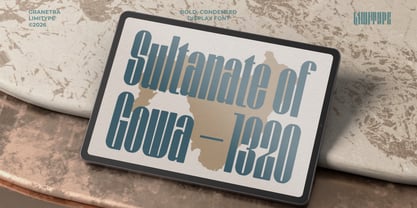 Granetra Font Poster 6