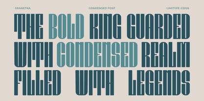 Granetra Font Poster 2