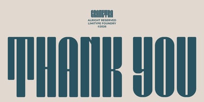 Granetra Font Poster 12