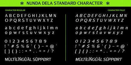 Nunda Dela Font Poster 10