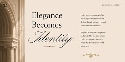 Lafira Font Poster 4
