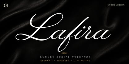 Lafira Font Poster 1