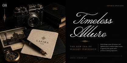 Lafira Font Poster 8