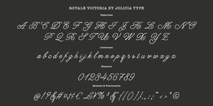 Royale Victoria Font Poster 10