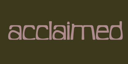 Counterbalance Font Poster 12