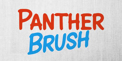 Panther Brush Font Poster 1