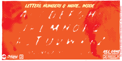 Kill Game 667 Font Poster 9
