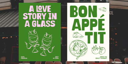 Jelly Bloom Font Poster 2