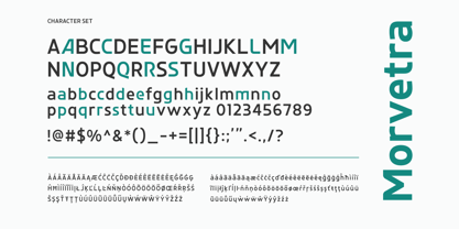 Morvetra TM Font Poster 11