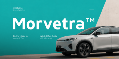 Morvetra TM Font Poster 1