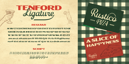 Tenford Font Poster 6