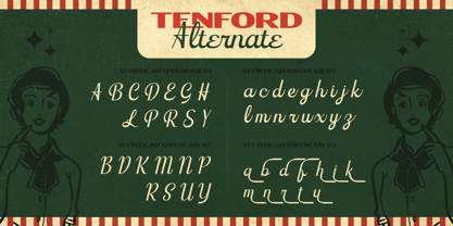 Tenford Font Poster 7