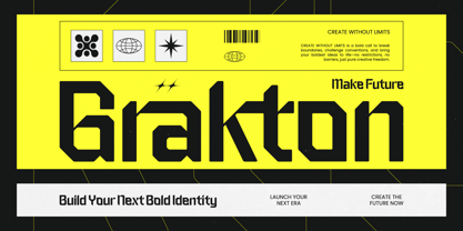 Grakton Font Poster 1