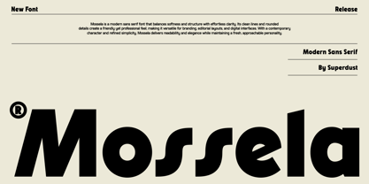 Mossela Font Poster 1
