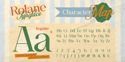 Rolane Font Poster 2