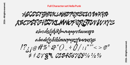 Hella Punk Font Poster 8