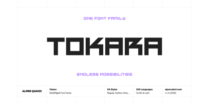 Tokara Font Poster 1