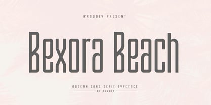 Bexora Beach Font Poster 1