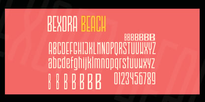 Bexora Beach Font Poster 6