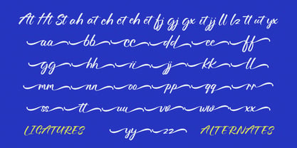 Avelyra Script Font Poster 8