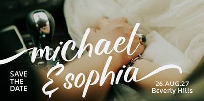 Avelyra Script Font Poster 4