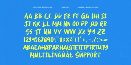 Spark Jump Font Poster 8