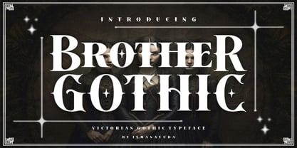 Brother Gothic Font Poster 1